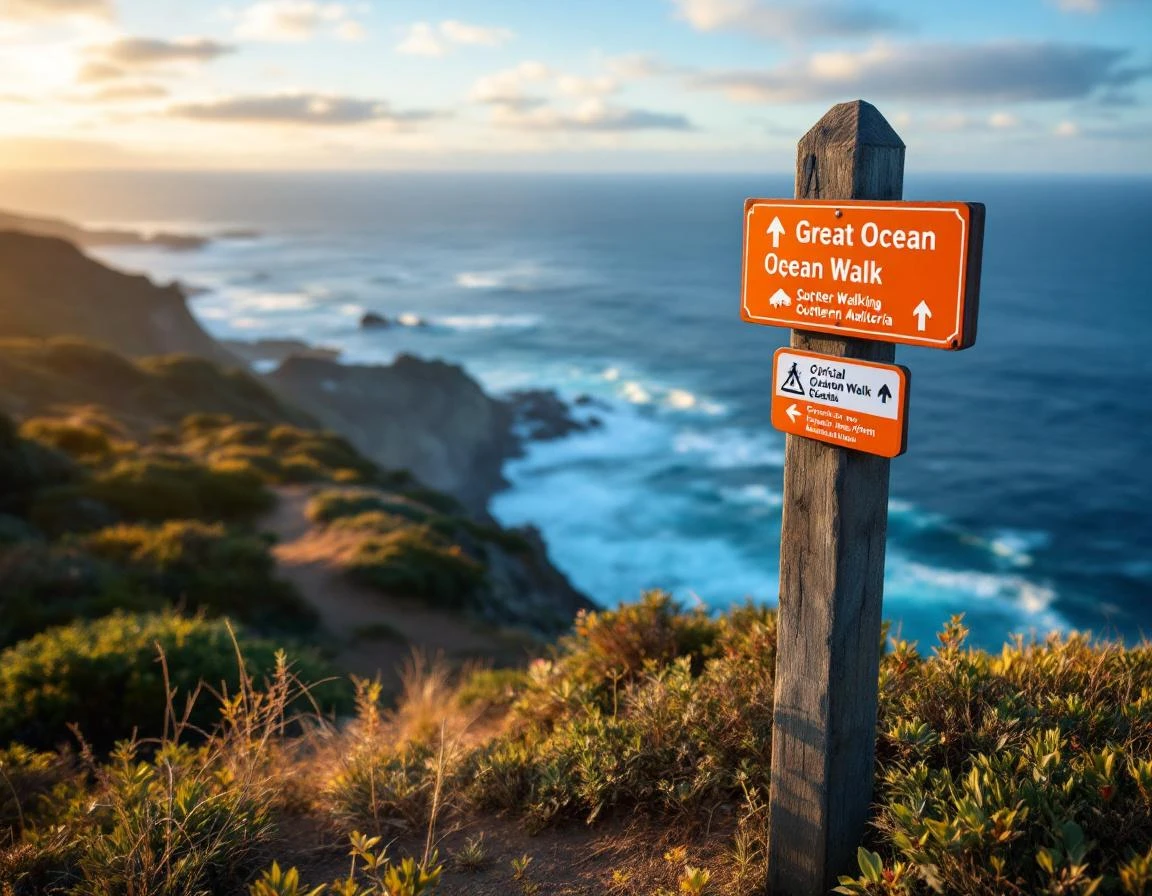 Great Ocean Walk trail marker